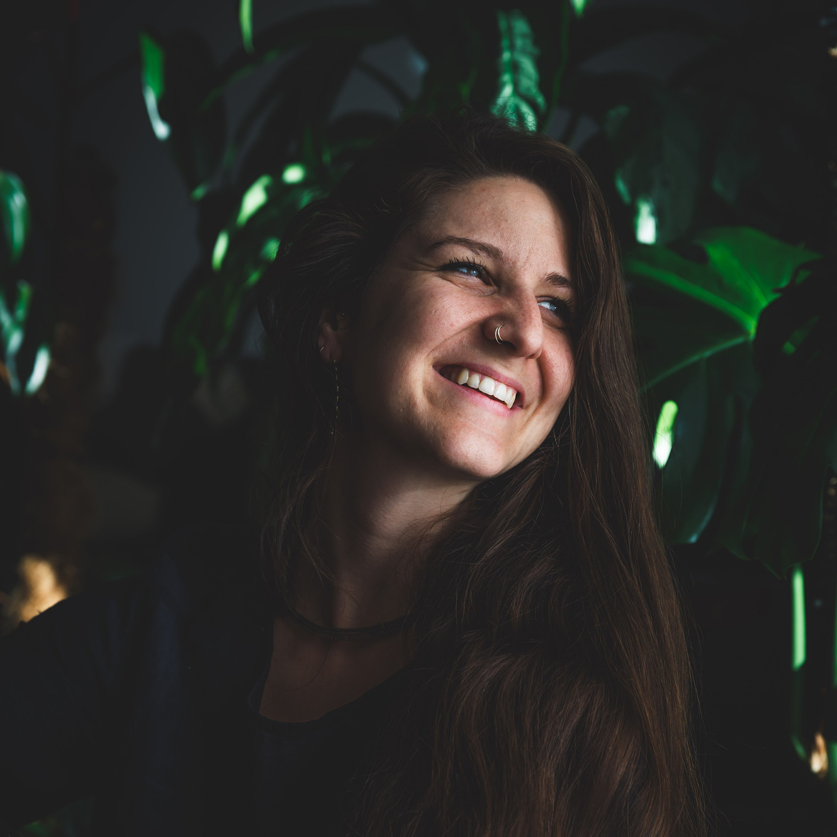 Ritratto di Clea, fondatrice di Mackea Atelier Creativo a Bellinzona.